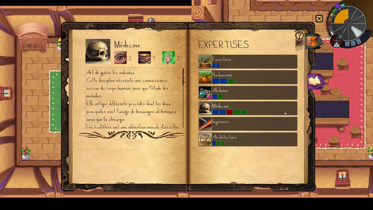 Scholaster - Lécolâtre dOrdana - parce que cest un nom plus classe que Mestre / Érudit Simulator [FR] screenshot 6