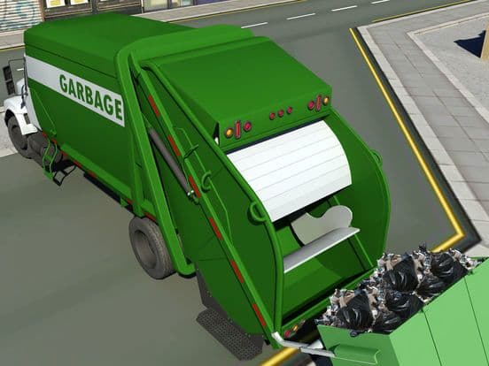 Garbage Truck Driving parking 3d simulator Game screenshot 3