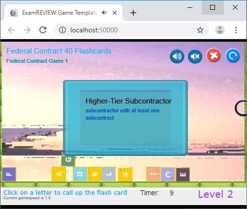 CramFLASH Federal Contract 40 Random Flashcards App screenshot 4