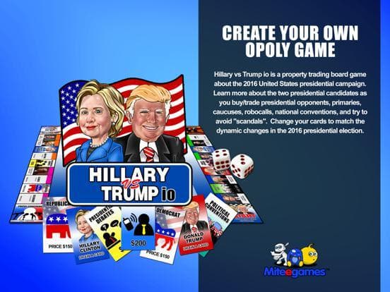 Hillary vs Trump io (opoly) screenshot 2