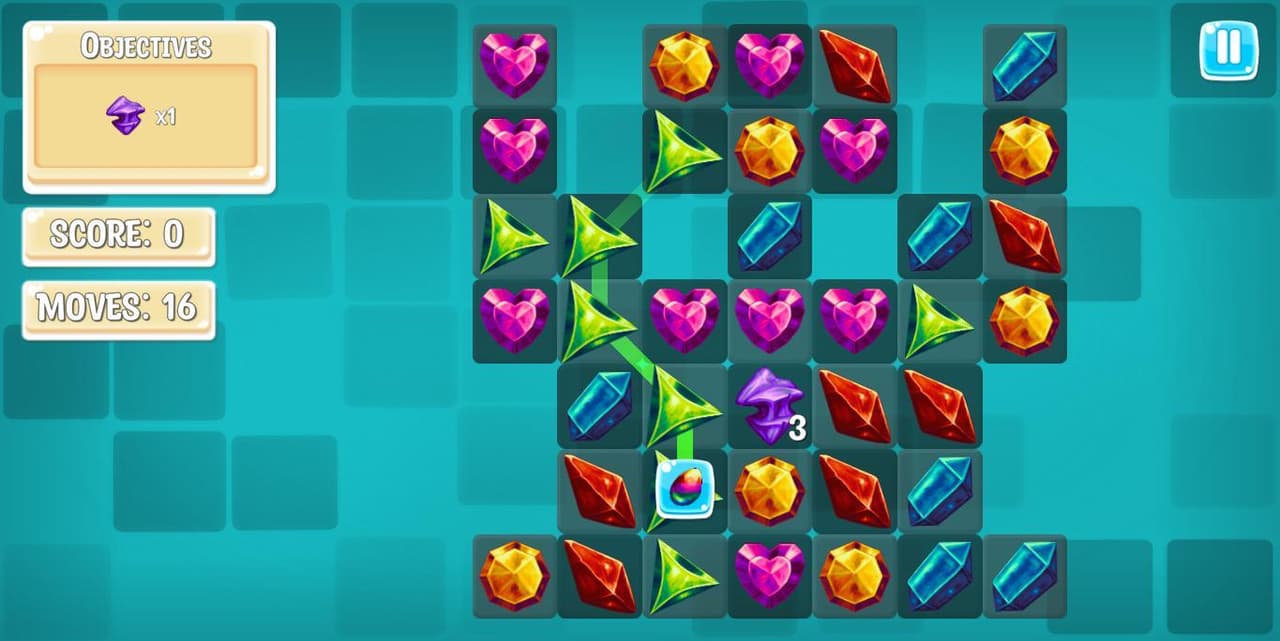 Gems Match Madness screenshot 2