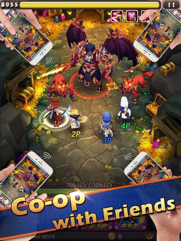 Hyper Heroes: Marble-Like RPG screenshot 5