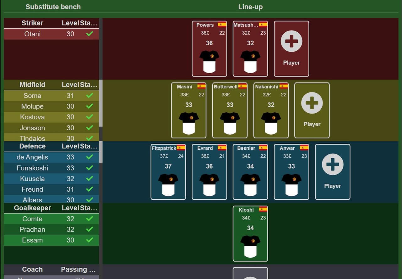 BFSMO - Best Fantasy Soccer Manager Online screenshot 3