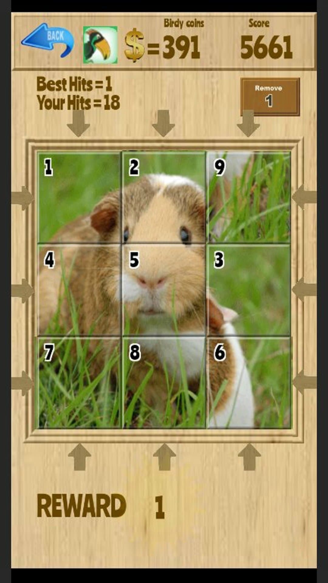 magic puzzle 15 slider
