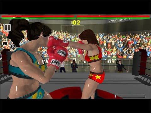 Real 3D Women Boxing Pro