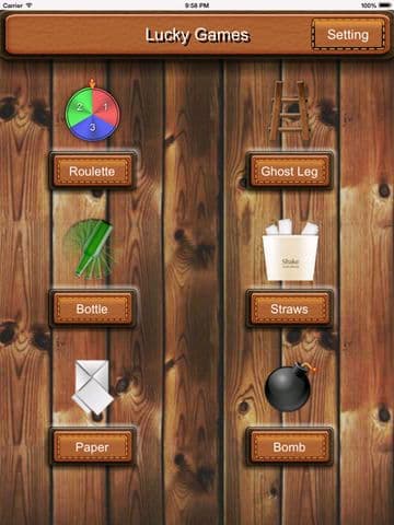 Lucky Games - Roulette, Ghost leg, Spin The Bottle, Sortilege screenshot 2