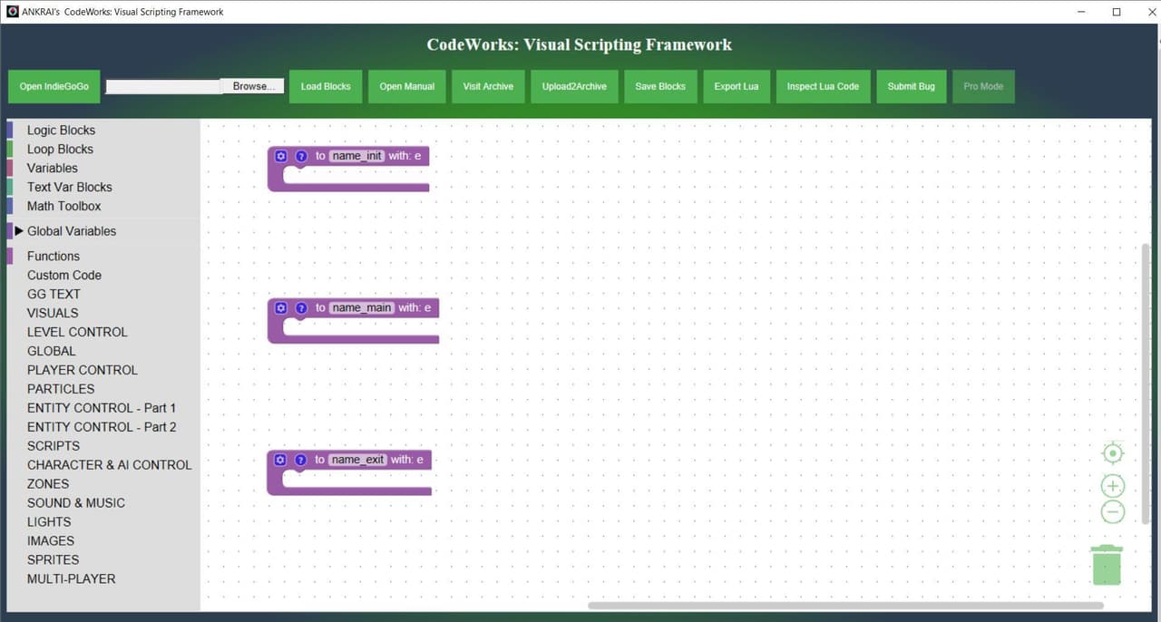 CodeWorks: Visual Scripting Framework screenshot 3