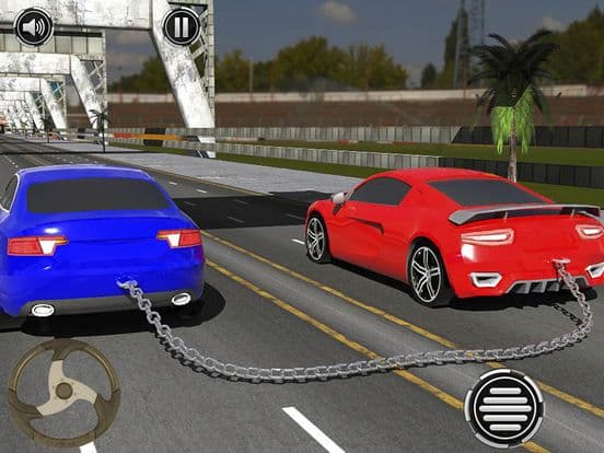 Chained Cars Drag Race screenshot 3