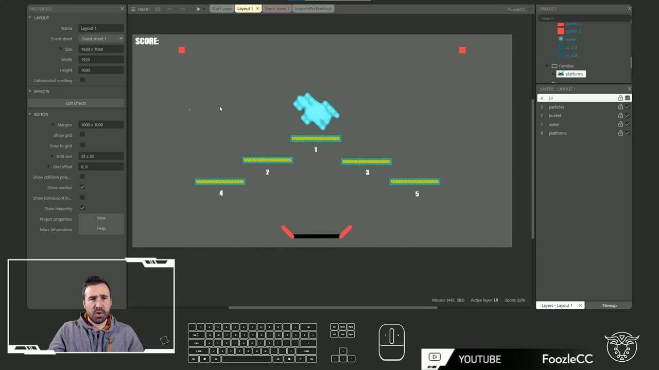 Dynamic Mesh Distortion with Bezier Curves - Construct 3 Tutorial screenshot 3