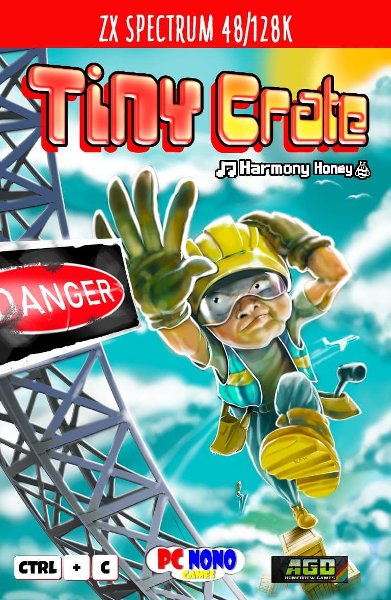 TINY CRATE ZX Spectrum 48/128k by PCNONOGames screenshot 2