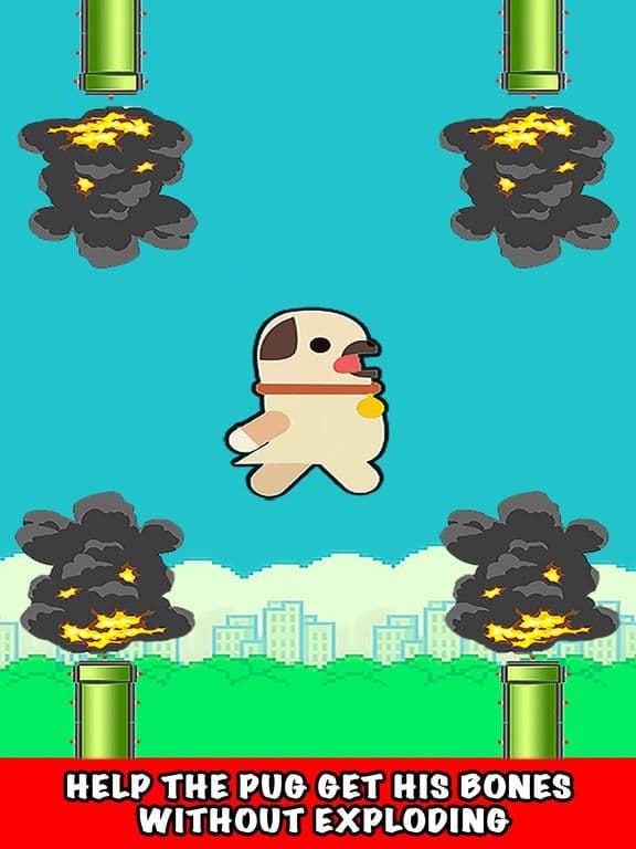 Go Flappy Pug screenshot 2