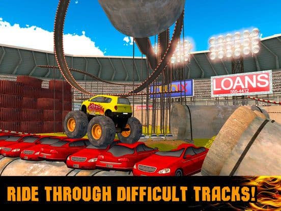 Extreme Monster Truck Stunt Racing 3D Full screenshot 4