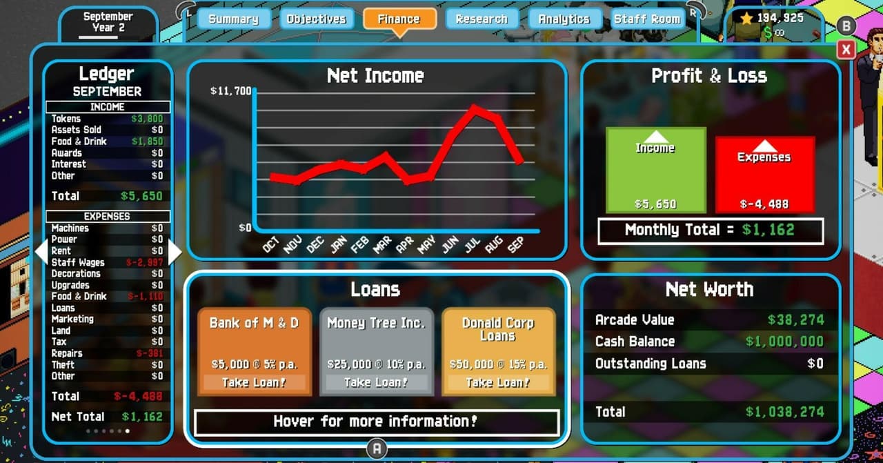 Arcade Tycoon: Simulation Game