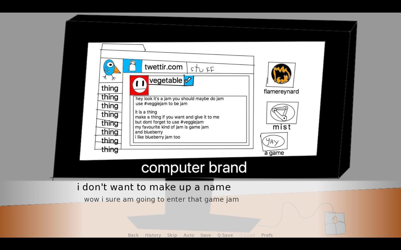 a visual novel that is not at all based on any experiences that i have had or am currently having screenshot 3