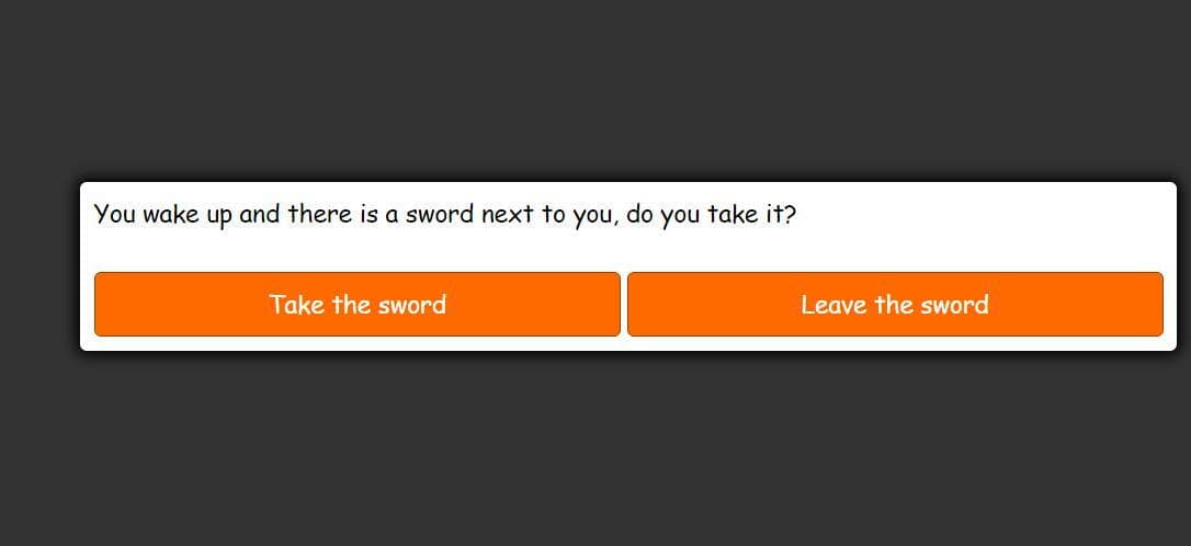 Javascript Text Adventure