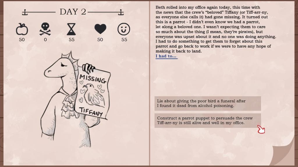 25 days on a pirate ship