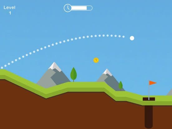 Simply Golf - Put the ball into the hole screenshot 2