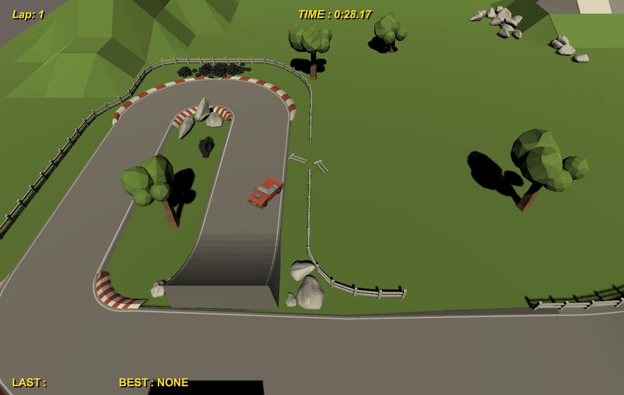 Low Poly Car Racing ! screenshot 2