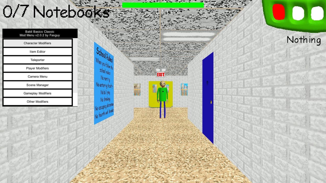 Baldis basics mod menu! screenshot 2