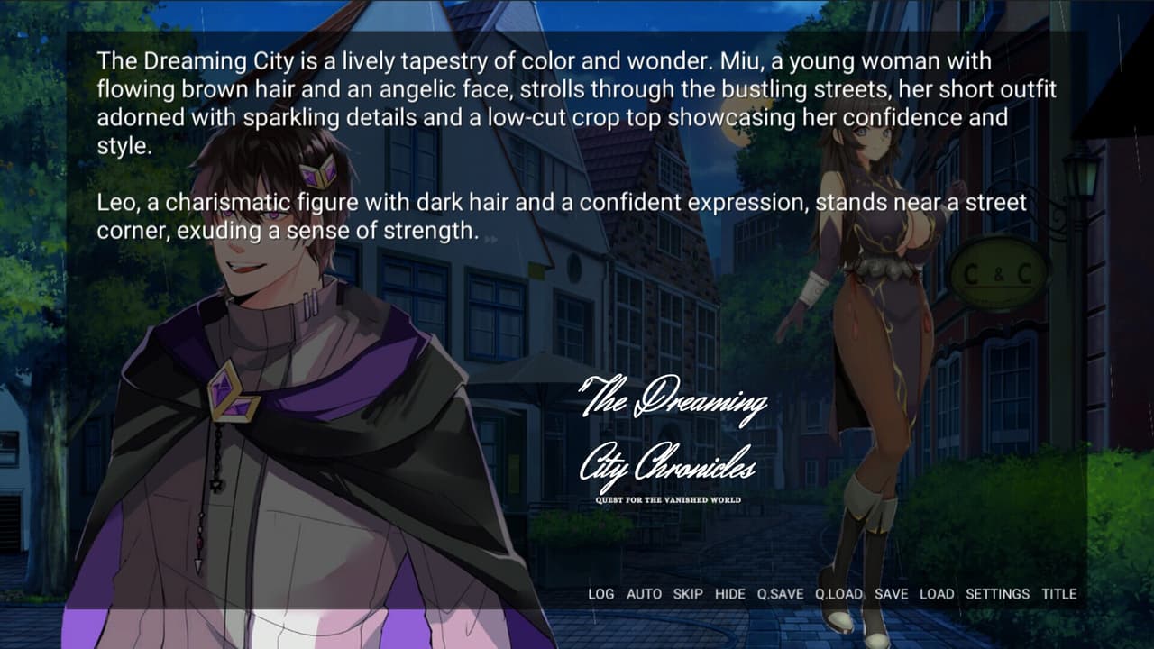 The Dreaming City Chronicles: Quest for the Vanished World