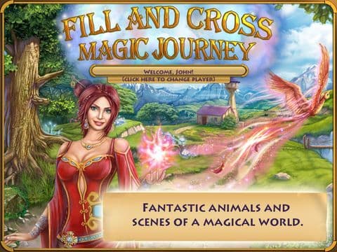 Fill and Cross. Magic Journey. Free screenshot 2
