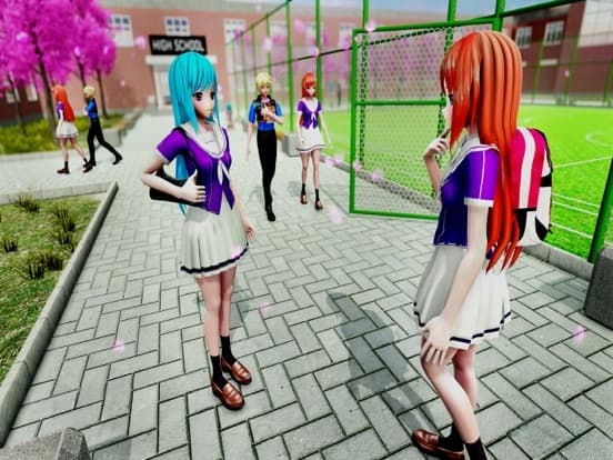 Yandere Anime School Girl Sim screenshot 2