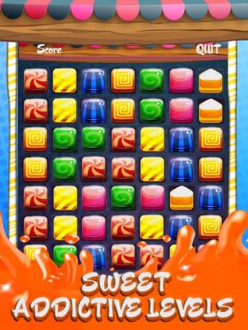 Candy Maker Blast Puzzle Games - Fun Dessert Swapping Game For iPhone And iPad HD FREE screenshot 3