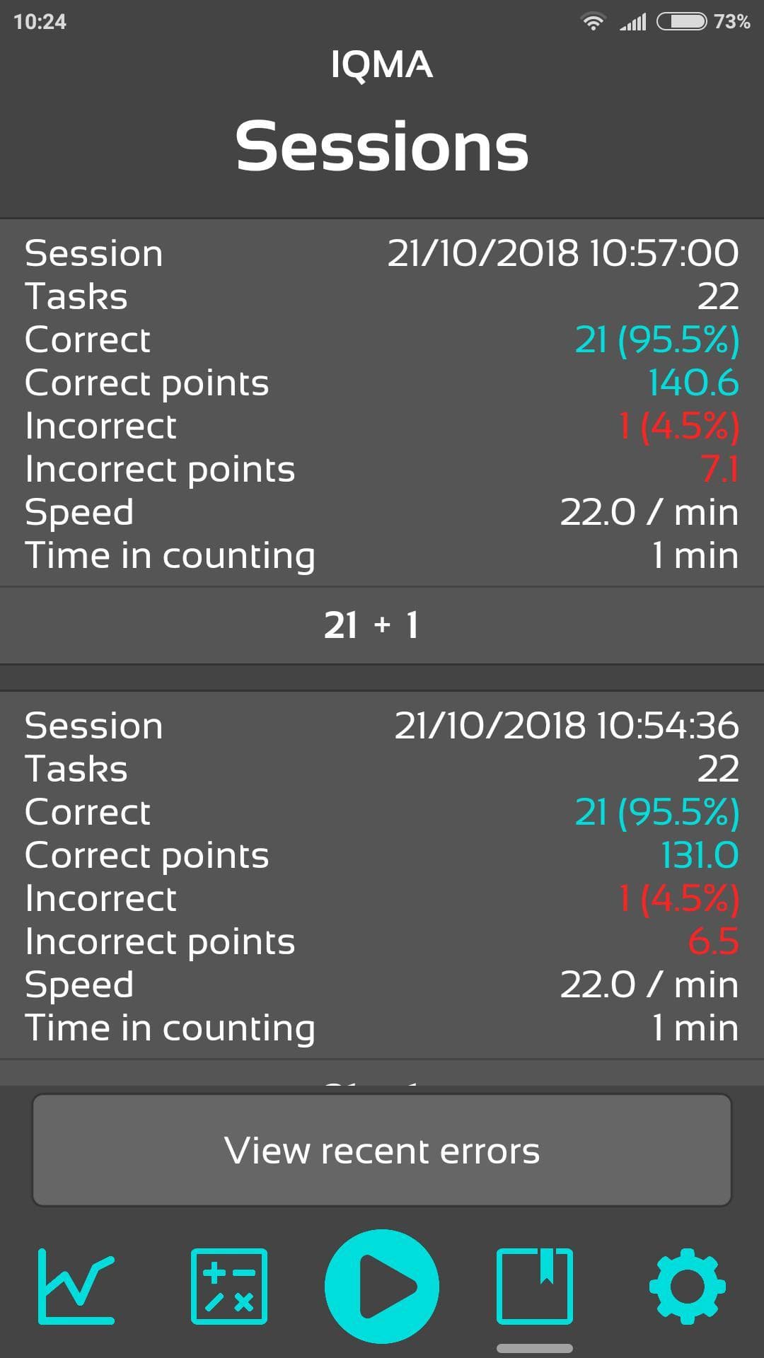 IQMA - IQ Mental Arithmetic screenshot 4