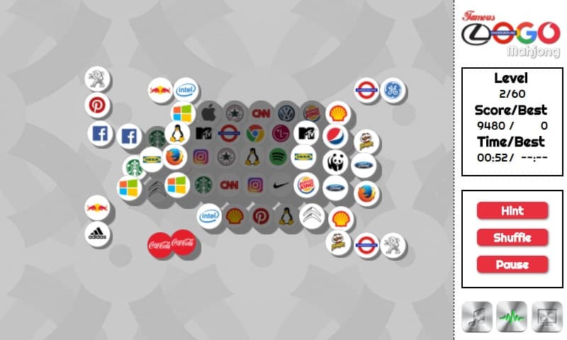 Famous Logo Mahjong screenshot 2