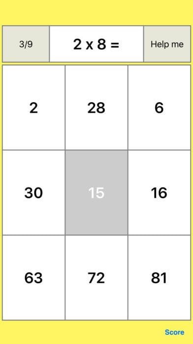 one digit multiplication tADa screenshot 2