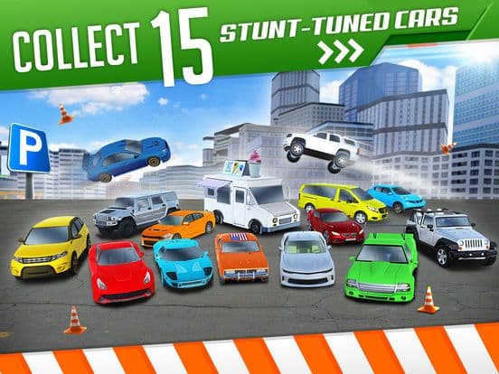 Roof Jumping 3 Stunt Driver Parking Simulator an Extreme Real Car Racing Game screenshot 3