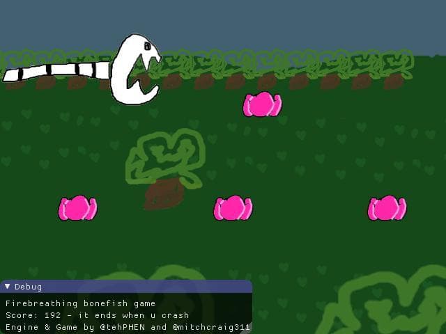 Ludum Dare 33 - Bonefish the game