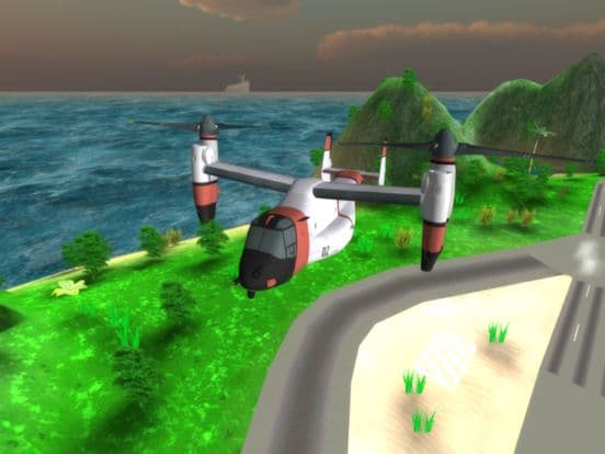 Airplane Helicopter Osprey Rescue screenshot 4