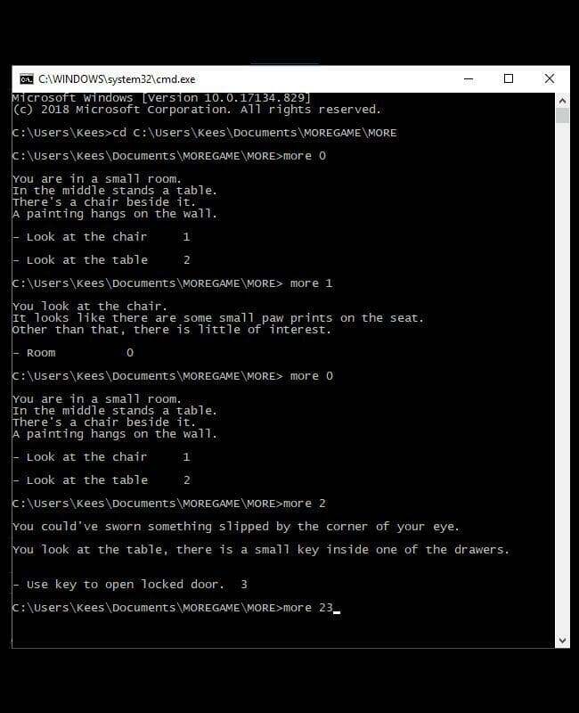 \MORE screenshot 2