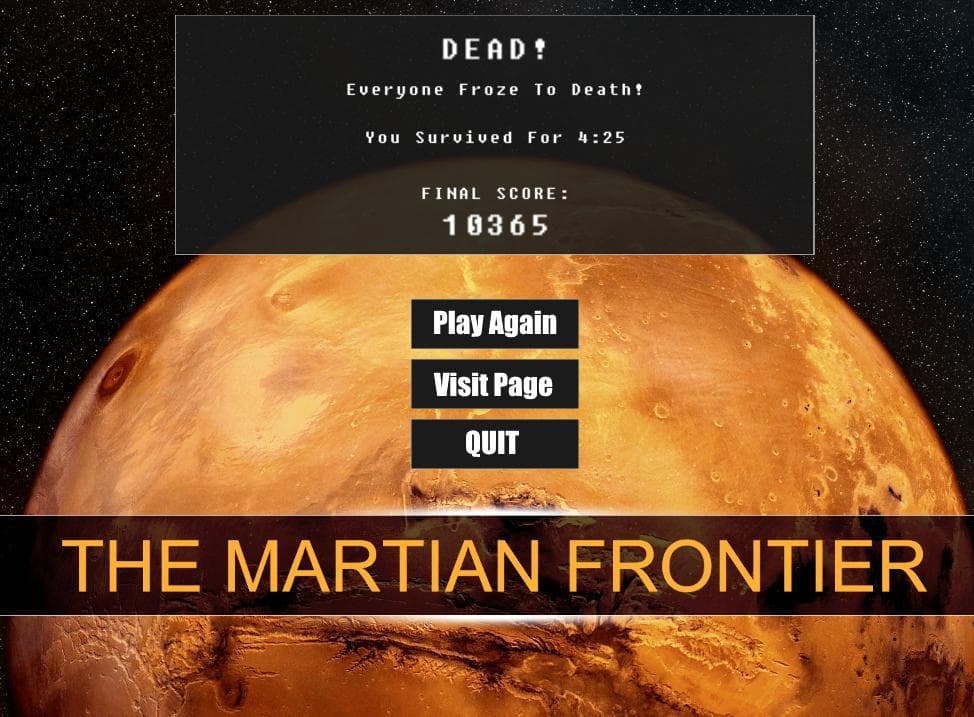 The Martian Frontier