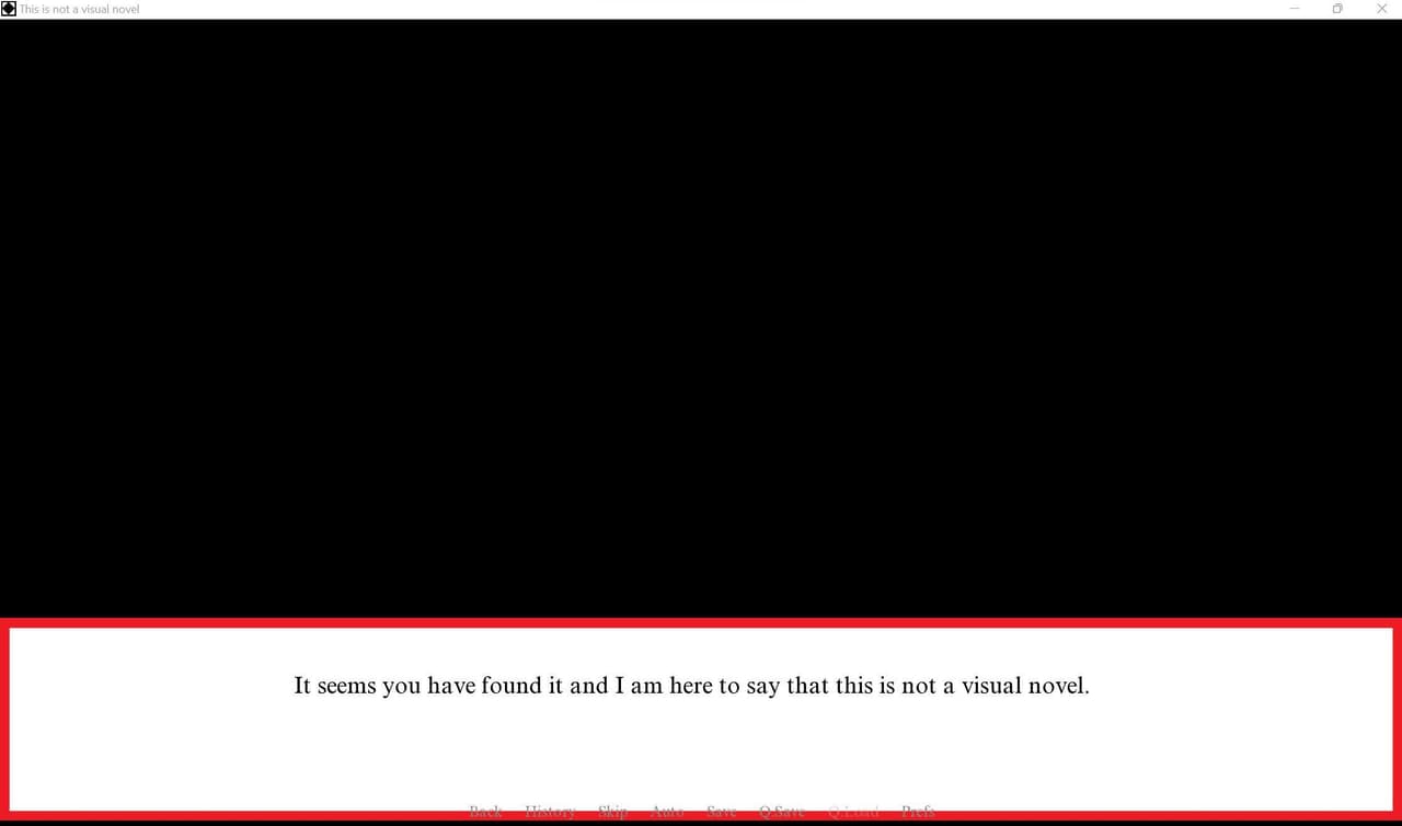 This is not a visual novel screenshot 4