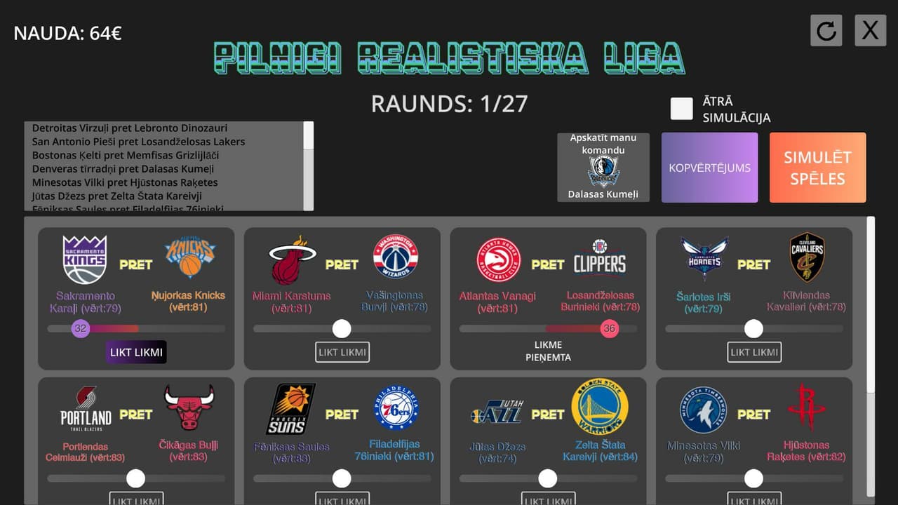 Pilnīgi Reālistisks Basketbola Simulators screenshot 4