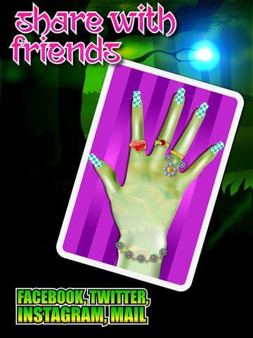 Nail Spa - Monster Girls Games screenshot 3