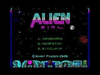 Alien Girl - ZX Spectrum screenshot 3