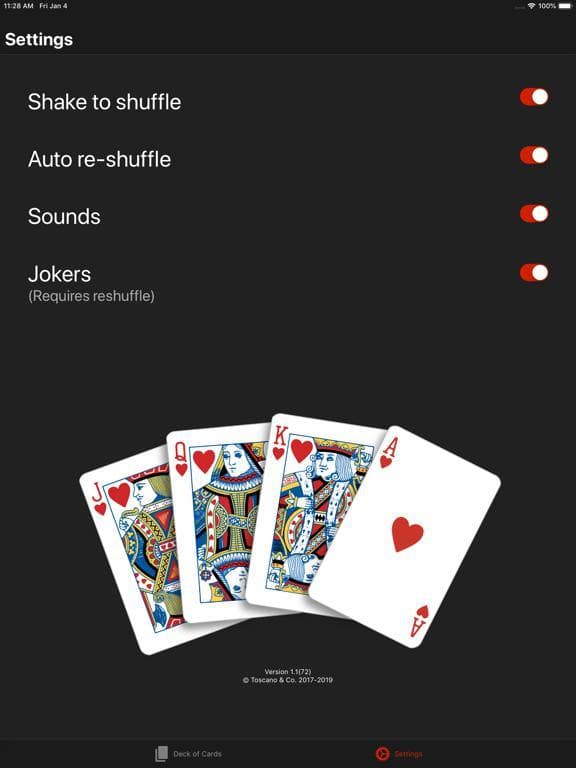 Deck of Cards - Card Simulator screenshot 3