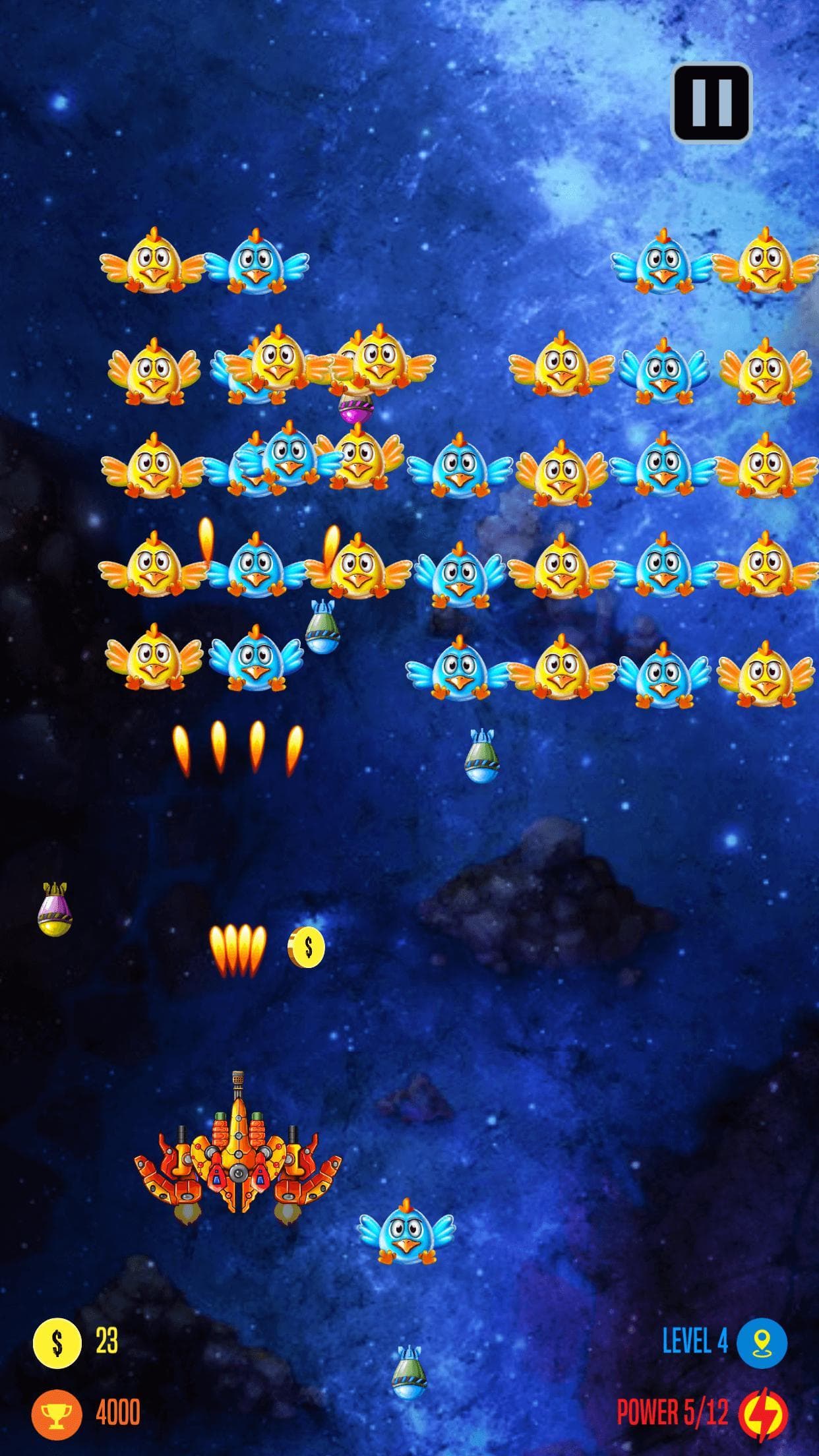 Strike Galaxy Chicken Attack screenshot 4