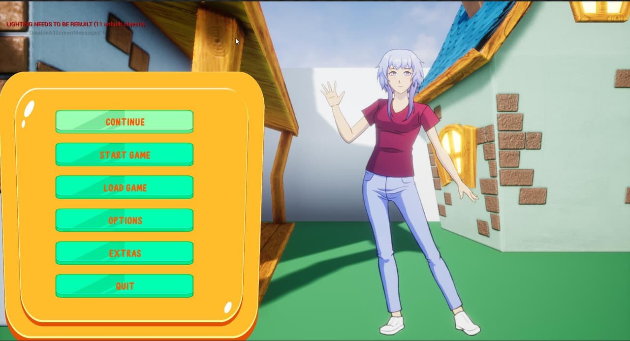 SPOOKTOBER_UE4_VISUAL NOVEL screenshot 4