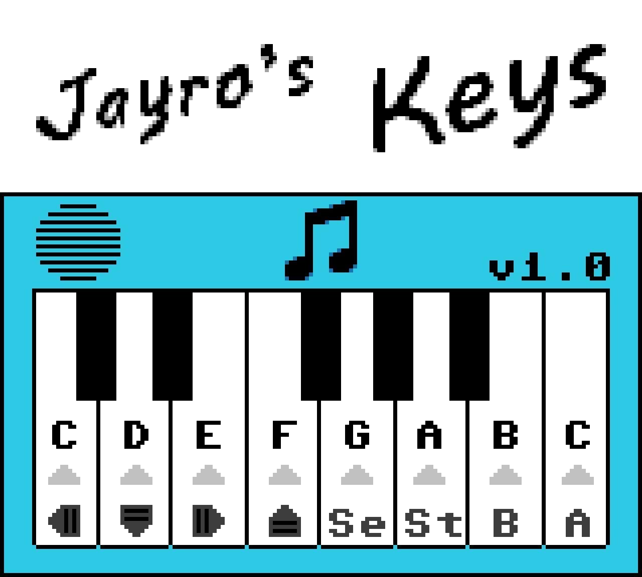 Jayros Keys - A Piano for Gameboy Color! v1.0