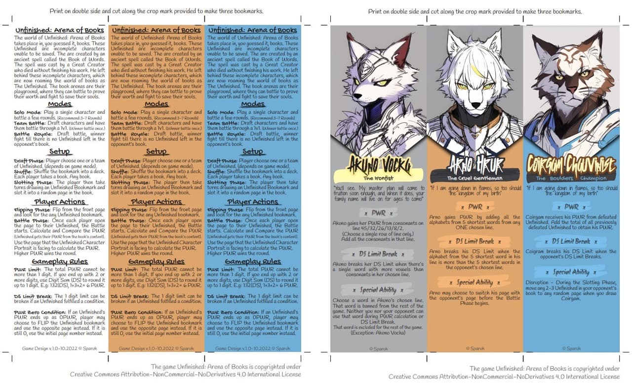 Unfinished: Book and Card Dueling Game screenshot 4