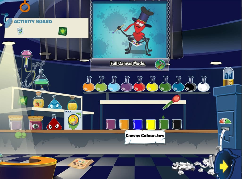 Bin Weevils Arty Arcade screenshot 5