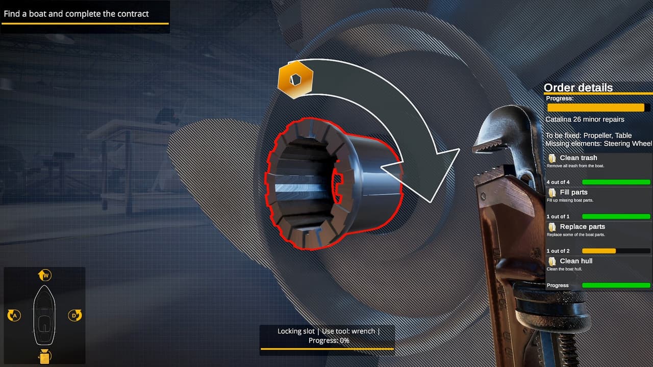 Yacht Mechanic Simulator 2021: First Contract screenshot 3