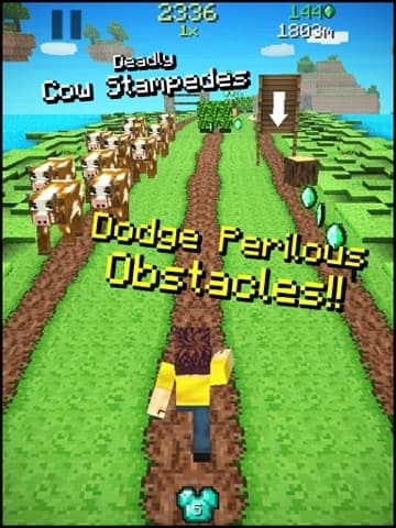 Runnercraft - Block World Pocket Runner screenshot 3