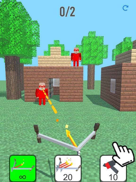 Burn it Down! 3D Pixel Game screenshot 2