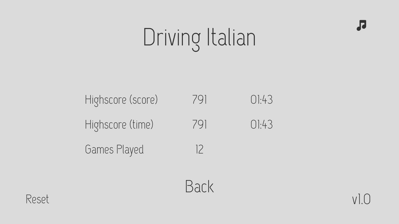 Driving Italian