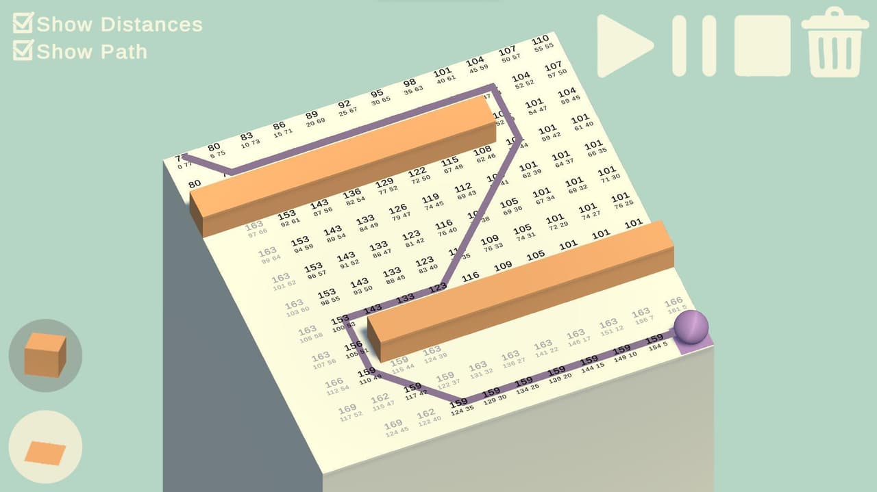 Pathfinder (A* Algorithm) screenshot 3